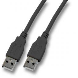108052 - USB Kabel 1,5m A-Stecker/A-Stecker, schwarz