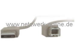 108130 - USB Kabel 1m A-Stecker/B-Stecker