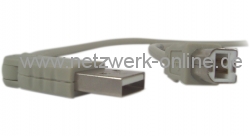 108210 - USB Kabel A-Stecker(abwinkelbar) / B-Stecker, 1,5m