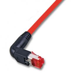 118315 - Cat6A Patchkabel 500MHz 1,5m rot, 90° gewinkelt