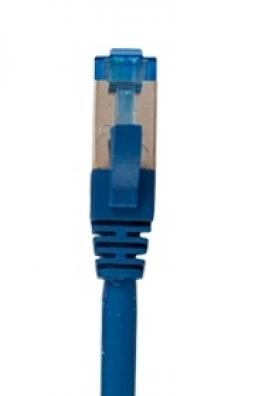 120310 - Premium Patchkabel Cat6A 500MHz 1m blau S/FTP halogenfrei 10Gbit