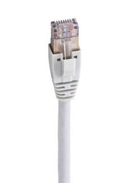 132815 - Cat6A Patchkabel 500MHz 1,5m weiß, 2xRJ45 Stewart K1450WS.1,5