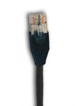 133540 - Cat6A Patchkabel 500MHz 5m schwarz, 2xRJ45 AMP EMT K8185.5