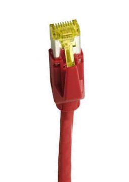 135300 - Cat6A Patchkabel 500MHz 0,5m rot, 2xRJ45 Hirose TM31 K8570RT.0,50